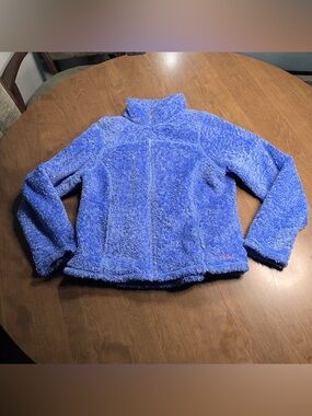 L.L. Bean Hi-Pile Fuzzy Berber Sherpa Fleece Zip Jacket Womens Medium